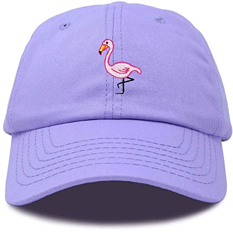 DALIX Flamingo Hat Damen Baseball Cap, Lavendel, Einheitsgröße
