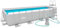 Dellonda 18ft Deluxe Steel Frame Swimming Pool, Rectangular with Filter Pump - DL22