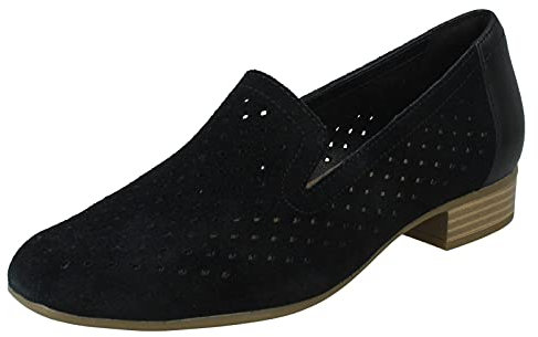 Clarks Juliet Hayes Loafer für Damen, flach, Schwarz, 37 EU