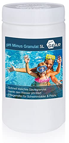 yourGEAR pH Minus Granulat SL schnelllöslicher pH Senker zur optimalen ph-Wert Stabilisierung des Pool-Wassers 1,5 kg oder 7 kg Gebinde zur Auswahl [1,5kg]