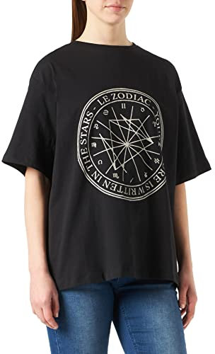 NA-KD Zodiac tee Camiseta, Negro (Off), M para Mujer