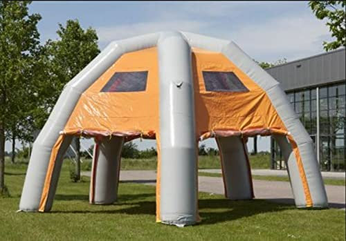 Unbranded AIR Tight Inflatable Event Beach Yard Lawn Camping Gazebo Marquee Spider Tent (Size: 13ft.(D) x 10ft.(H))