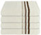 Schiesser Frottier Handtuch Skyline Color im 4er Set | 100% Baumwolle aus nachhaltiger Produktion | saugstark, weich, farbecht | 50x100cm | Creme