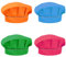 4 Pcs Gorro Chef Niños 3-13 Años, Elástico Gorros de Cocinero Profesional Niño Niña, Transpirable Infantil Sombrero Cocina para Cocinar Pintura Barbacoa Hornear (Multicolor)