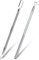 Sularpek Kit di Rimozione Cuticole,Spingi Cuticole Professionale, Spingipelle per Rimuovere le Cuticole, Strumento di Rimozione dello Smalto a Doppia testa per manicure, pedicure (2 pezzi)