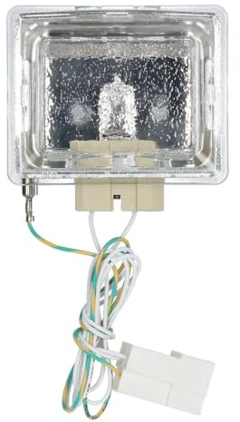 easyPART passend für smeg 696050272 Lampeneinheit für Backofen | Herd, Ofen, Backröhre, Lampenhalterung, Lampenfassung, 2A 250V, Anschlusskabel, Steckanschluss 3x6, 3mm AMP, G9 Lampe