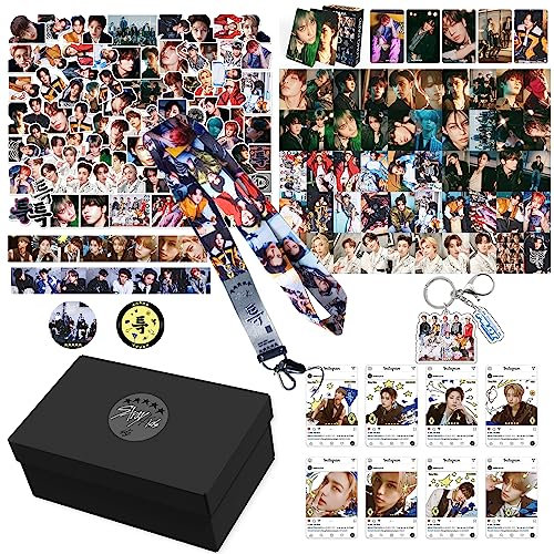 Stray Kids New Album 5 Star Geschenkbox Set KPOP Fotokarte Schlüsselbänder Aufkleber Geschenk Merchandise für SKZ Fans