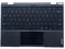 wzqrps Replacement Laptop Upper Case Palmrest Non-Backlit Keyboard Touchpad Assembly Part for Lenovo 500E Chromebook 2nd Gen (81MC) 5CB0T79601 Black