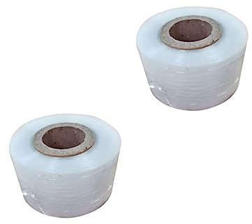 FONDOTIN Plant Grafting Bands 4 Rolls 120m 3cm Width Stretchable Self-adhesive Waterproof for Fruit Trees Pecans Walnuts Citrus and Stone Fruits