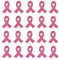 Lot De 20 Broches En Forme Rose Cancer du Sein Octobre Rose De En Satin Pré-DéCoupé - Pour Sensibilisation Cancer Du Sein Rose En Satiné Avec épingles à Nourrice (01-B, One Size)