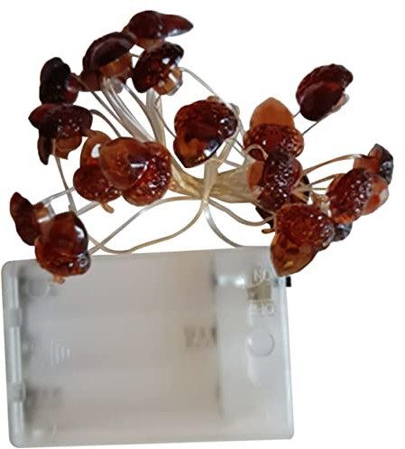 IMIKEYA Led Zapfen Lichterkette Aus Kunststoff Mit 30 Leds Für Herbstdekor Thanksgiving Party Und Innenraumbeleuchtung