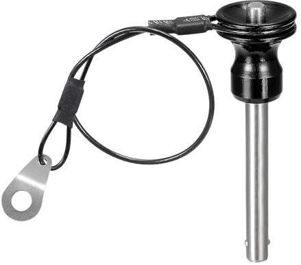 DTGN 6mmx36mm(DxL) Schnellspannstift - Gut zum schnellen Verbinden von Komponenten - Kugelverriegelungsstifte aus 304 Edelstahl mit Draht - Silber