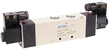 XEOWHUPG Elettrovalvola a Cinque Vie a Due Posizioni Valvola Elettronica 4V430C-15/4V430E-15/4V430P-15(4V430C-15 DC24V)