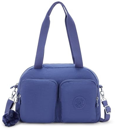 Kipling COOL DEFEA Mittelgroße Schultertasche, Blue (Blau)