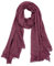 Van Der Rich ® - Schal mit fein gekreppter Oberfläche für Damen und Herren (3-Bordeaux, One Size)