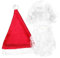 DRESSOOS Weihnachtsmann-perücken-mützen-set Weihnachtsmann-bart-perücke Party- Weihnachtsmann-perücken-set Bequeme Weihnachtsmann-kopfbedeckung