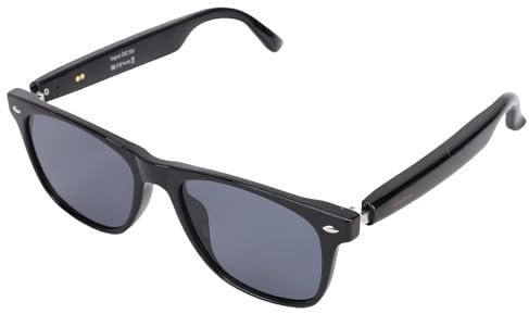 AI -Übersetzungsbrille, 144 Sprachen und 3 Modi Echtzeit Intelligentes Übersetzerbrillen, Bluetooth 5.4 Audio -Sonnenbrille in Mikrofon (schwarzer Rahmen)