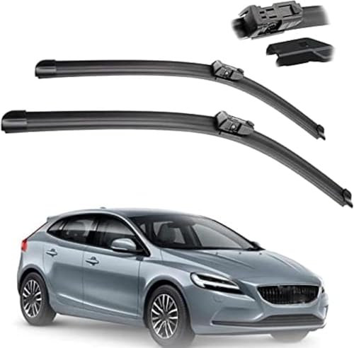 Escobillas Limpiaparabrisas para Volvo V40 2012 2013 2014 2015 2016 26in+19in, Escobillas Limpiaparabrisas Traseras Montaje Delantero Coche.