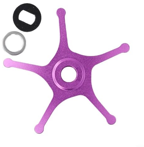 Angelrolle Montage 62mm für ABU BF7 BF8 IB7 IB8 inkl. Komponenten für Zenon Serie (Linkshänder Lila)