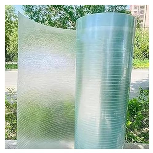 WBBML Ersatzplatten GewäChshausplatte Glasfaser Lichtplatten Wasserdicht und Transparent FRP Platten Gewächshaus, Außen und Gartenüberdachungen(1x1m/3.28x3.28ft)
