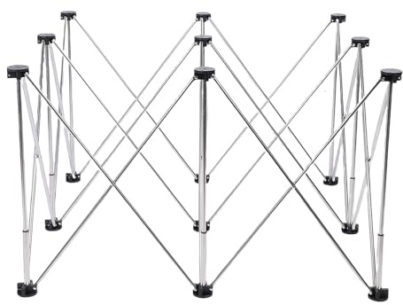 Asixxsix Tragbarer Workstand, Edelstahl Faltbares Workbench -Tischständer, 900 Kg Belastungskapazität, Multifunktionaler Hochleistungs -Teleskop -Workbench -Bein für Garagen -Workshop