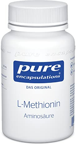 Pure Encapsulations - L-Methionin - Essenzielle Aminosäure, Vegan - dient als wichtige Schwefelquelle für den Körper - 60 Kapseln
