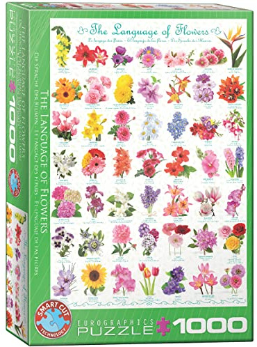 EuroGraphics 6000-0579 The Language of Flowers Puzzle, various, 48 x 68 cm