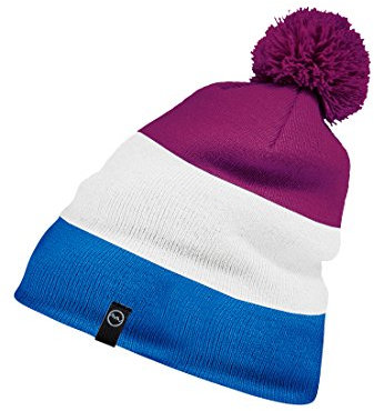 High Colorado BLOCK K Ki. Bommelmütze HC Paket fuchsia-blau-weiss