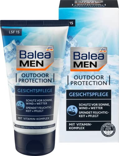 Balea Men Outdoor Protection Moisturiser to Prevent Drying Out of Skin - Anti-Ageing (SPF 15) - 75ml by dm-drogerie-markt