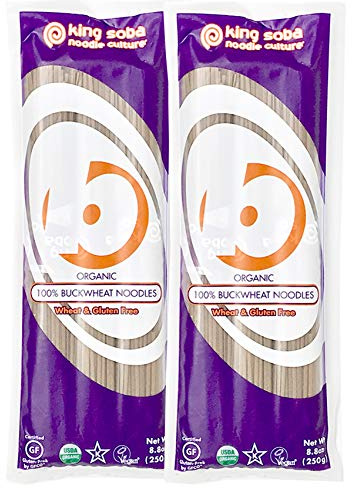 (2 Pack) - King Soba - Org 100% Buckwheat Noodles | 250g | 2 PACK BUNDLE