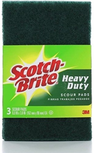 Scotch-Brite Heavy Duty setacciare Pad 3 ciascuno (pacchetto di 4)