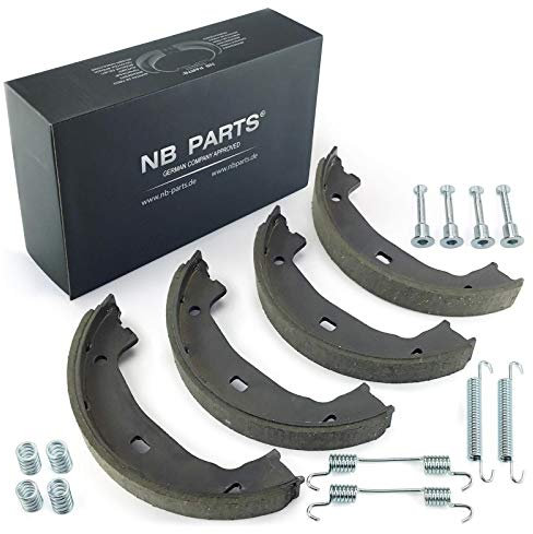NB PARTS Bremsbacken + Zubehör Feststellbremse passend für BMW 1 E81 E87 F20 F21 E88 3 E46 E90