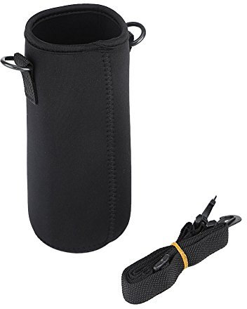 Yosoo Wasserflasche Hülse Tragbare Neopren Wasser Trinken Tragetasche mit Schultergurt für Outdoor Camping Wandern Angeln(#1)