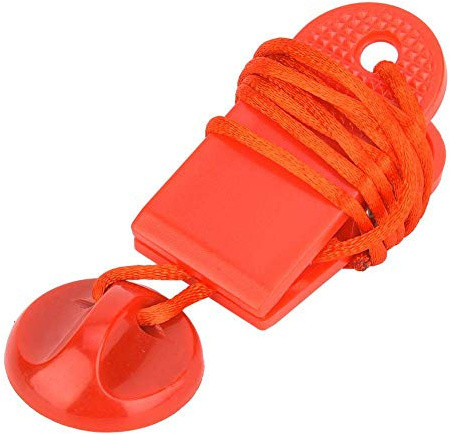 Cable securite Tapis de Course,Verrouillage du Tapis Roulant, Verrouillage de sécurité du Tapis Roulant, clé de sécurité Universelle Remplacement pour la Course à Pied, Rouge(Magnetic Medium Size)