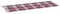 vidaXL Gartenbankauflage, Bankauflage Sitzkissen Outdoor, Polsterauflage Auflage für Gartenbank, Bankpolster Bankkissen, Rot Karomuster 150x50x3cm Oxford-Gewebe