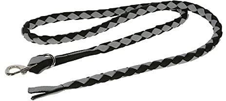 Kerbl 3222147 Amerikanische Führung Seil, 250 cm Länge, Schwarz / Grau, 30 Stück
