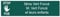 Plaque gravée pour nom boîte aux lettres STOP PUB autocollante 10x2,5cm personnalisée 1 à 3 lignes Vert Foncé