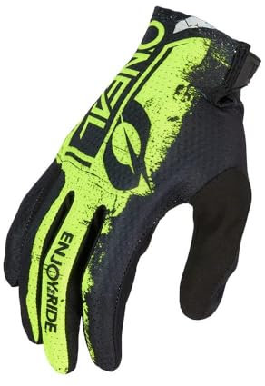 O'NEAL | Fahrrad- & Motocross-Handschuhe | MX MTB DH FR | Langlebige, Flexible Materialien, belüftete Handoberseite | Matrix Glove Shocker V.23 | Erwachsene | Schwarz Neon-Gelb | Größe XXL
