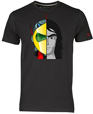 Blasfemus T-shirt homme Actarus UFO robot dessins animés années 80, Noir , XL