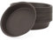 ZEONHAK 20 platillos de plástico para macetas cubremacetas de 15,7 cm, para plantas de jardín, bandejas de goteo, apto para plantas de interior y exterior, café
