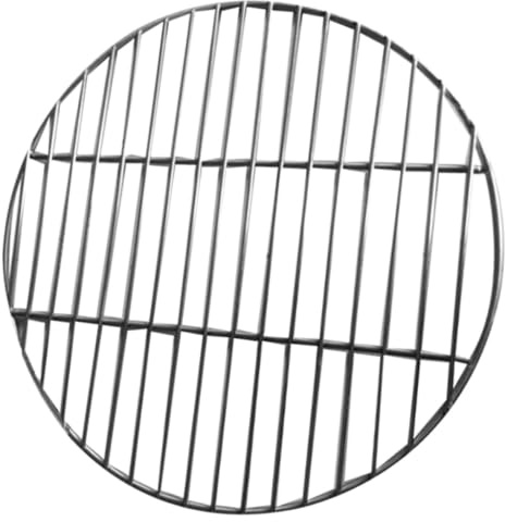 Kichvoe Grille Ronde en Inoxydable 8.66 Pouces Tapis De Cuisson pour Barbecue Extérieur Antiadhésif Protection Alimentaire pour Viande Poisson Légumes