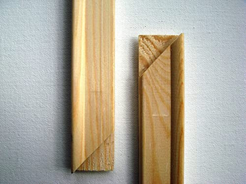 ECO DIY Keilrahmen-Bausatz 4-teilig, 55 x 35 cm, Kiefernholz