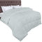 Utopia Bedding Bettdecke 220 x 240 cm, Zudecke 370 GSM Füllung, Plüsch-Bettdecke, Ganzjahresdecke, Gesteppte Steppdecke, Alternativ-Bettdecke, Super Weiche Kuschelige (Hell Grau)