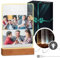 Maverton beleuchteter LED-Rahmen mit Holzständer - personalisiertes Acryl Glasbild mit eigenem Foto mit LED-Beleuchtung - Glasfoto für Männer zum Geburtstag - Größe: 15x24x4,5cm - Opa