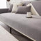 Anti-Rutsch-Sofabezug Chenille-Stoff Bezug für Sitzkissen Einfarbige Sofamatte 1/2/3/4 Sitzer Sofaschoner Bezug (Farbe : Grau, Größe : 90x180cm)