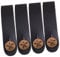 Abaodam 4Pcs PU Leather Guitar Headstock Strap Neck Adapter for Electric Acoustic Guitars Prevents Slipping Falling Convenient Guitar Accessories for Musicians