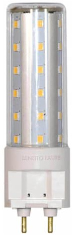 LED HQI G12 Tubular 10W 840 220V 360° BENEITO FAURE BF592063-G12/4
