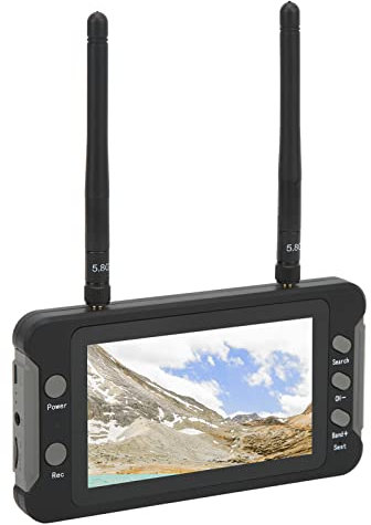 LUCKDANO FPV-Monitor mit DVR-Funktion, 4,3-Zoll-IPS-Bildschirm für RC-Drohnen-Quadcopter-Zubehör