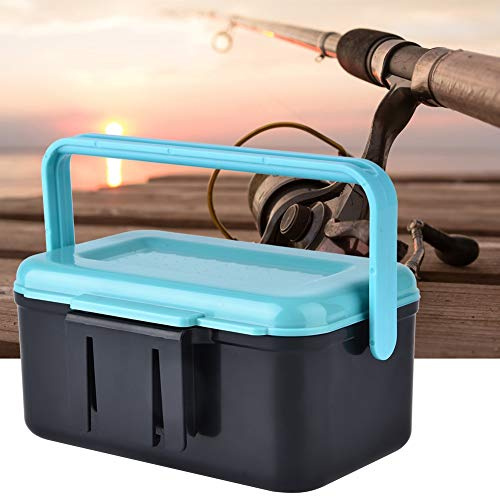 Madenboxen Zum Angeln, Tragbare Angelköderbox, Lebende Köder, Angelköderbox aus ABS-Kunststoff, Hochwertige Haken-Tragetasche, Angelausrüstungsbox mit Zwischenschichtfisch