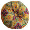 perfk Bodenkissen Pouf Bohemian Leichtes Meditationskissen Tatami-Pad für Innen- und Außenbereich Terrasse Schlafzimmer Wohnzimmer, Gold